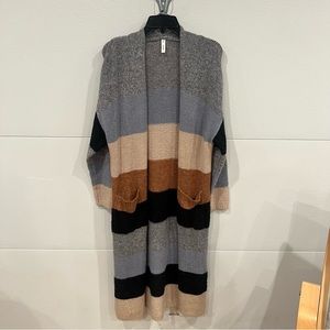 WISHLIST LONG STRIPED CARDIGAN SIZE S/M